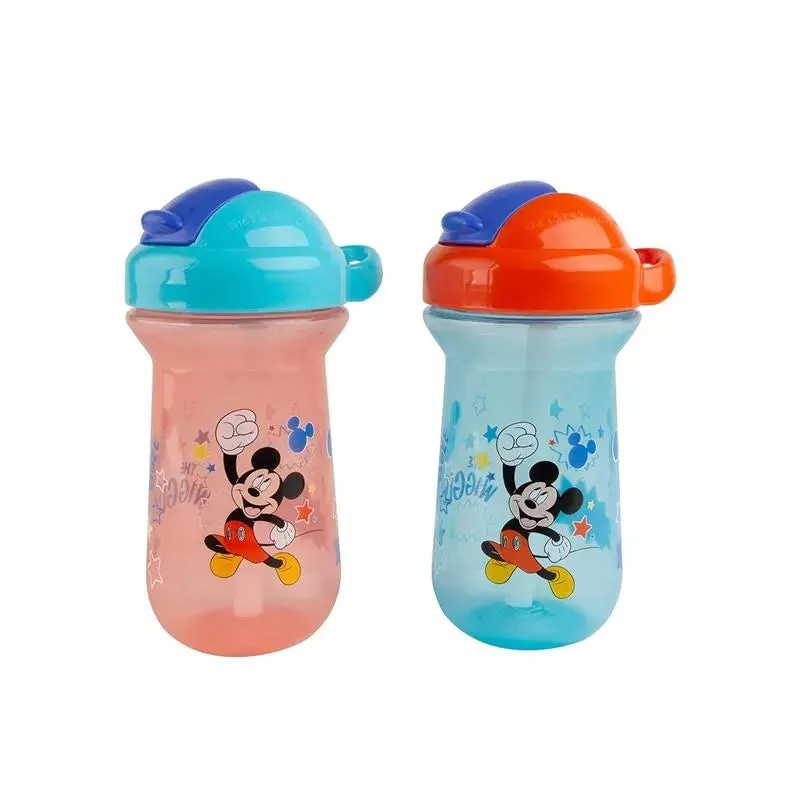 Tomy - The First Years Disney Mickey Mouse Toddler Straw Cups, 2Pk