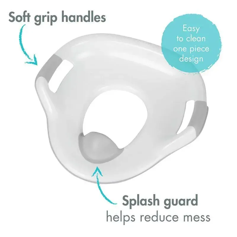Tomy - The First Years Soft Grip Potty Trainer Seat, Gray - Image 3