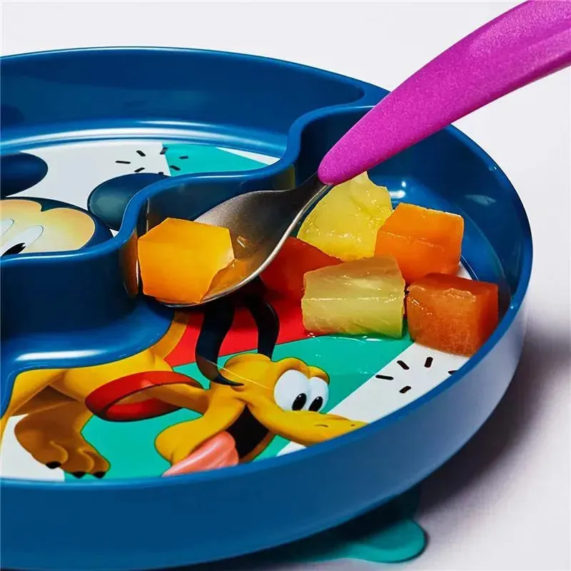Tomy The First Years Suction Kids Plate Divided, Mickey/Pluto - Image 4