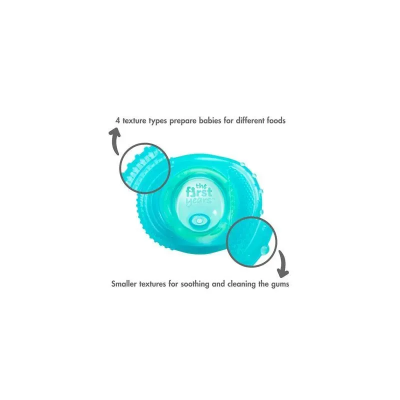 Tomy - The First Years Teethe Around Sensory Trainer Cup, 7 oz, Blue - Image 3