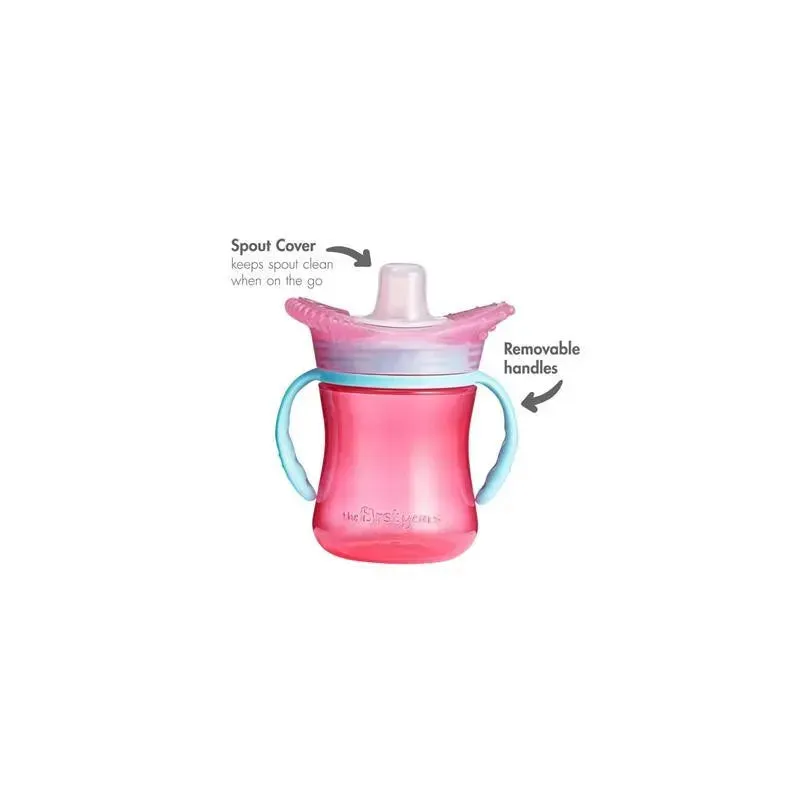 Tomy - The First Years Teethe Around Sensory Trainer Cup, 7Oz, Pink - Image 2