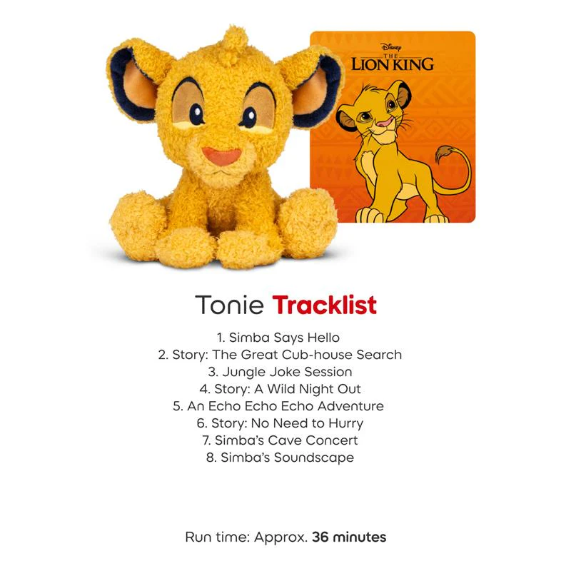 Tonies Cuddle Simba Audio Toy Plush from Disney's The Lion King - Image 6