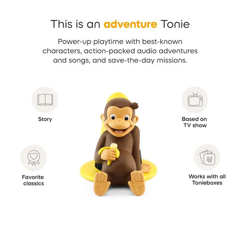 Tonies Curious George Audio Toy Figurine - Image 4