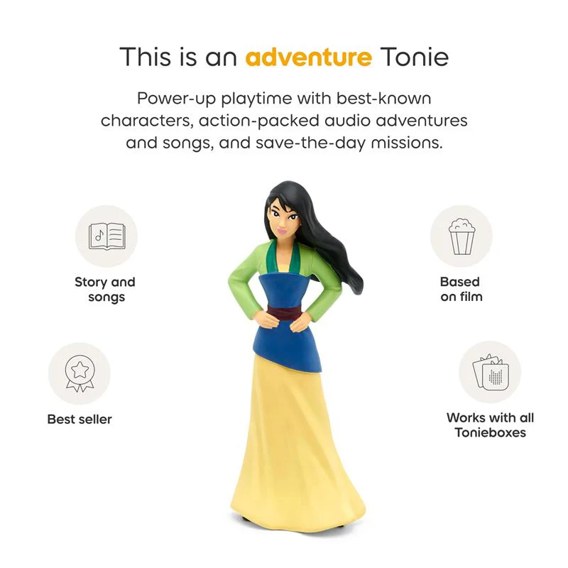 Tonies Mulan Audio Toy Figurine from Disney - Image 4