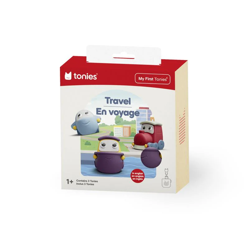 Tonies My First Travel Set Airplane, Ship and Train Soft and Squeezable Audio Toy Figurines - Image 9