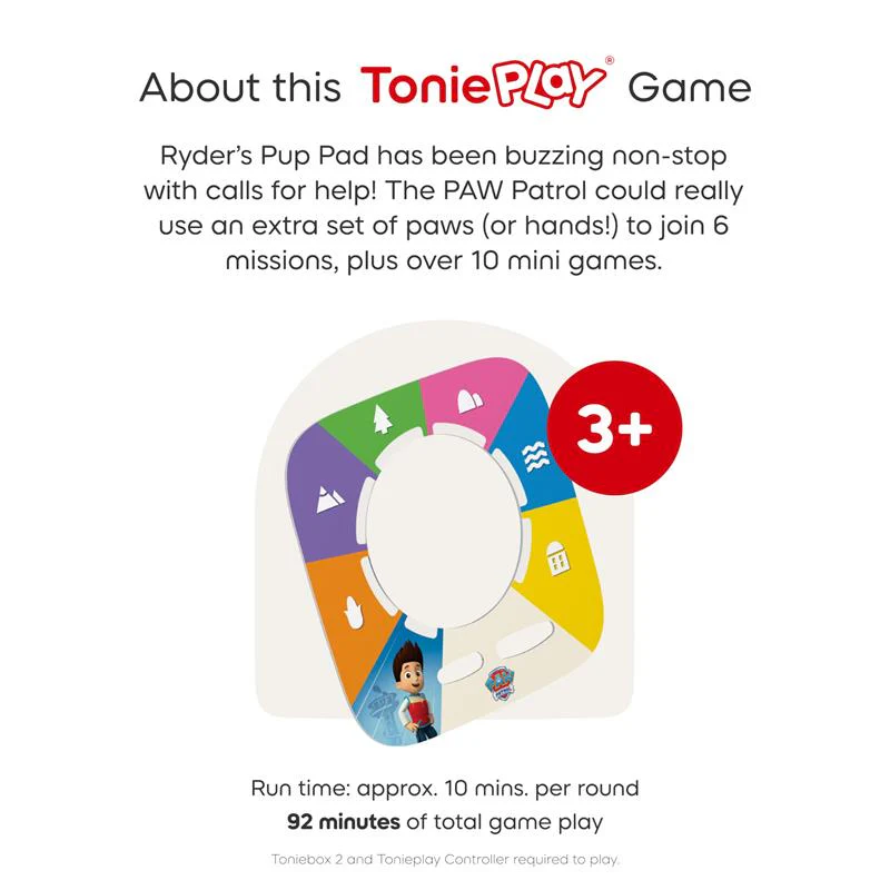 Tonies PAW Patrol Adventure Bay Rescue Heroes Tonieplay Story Game [Requires Toniebox 2 & Controller] - Image 7
