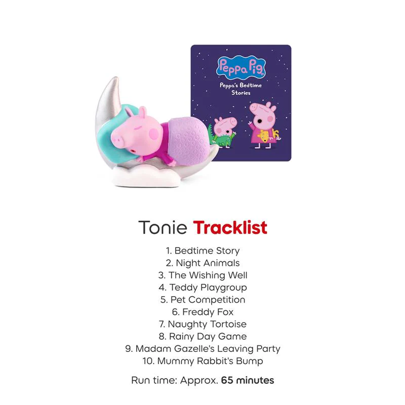 Tonies Peppa's Bedtime Stories Audio Toy Figurine from Peppa Pig - Image 5