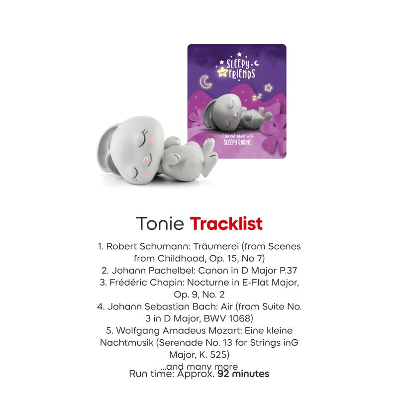 Tonies Sleepy Friends: Classical Music Audio Toy Figurine Featuring Sleepy Rabbit - Image 5