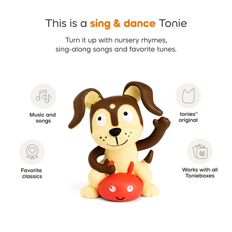 Tonies Toniebox 2 Audio Player Starter Set for Kids 1+ with Playtime Puppy, Cloud Pink - Image 5