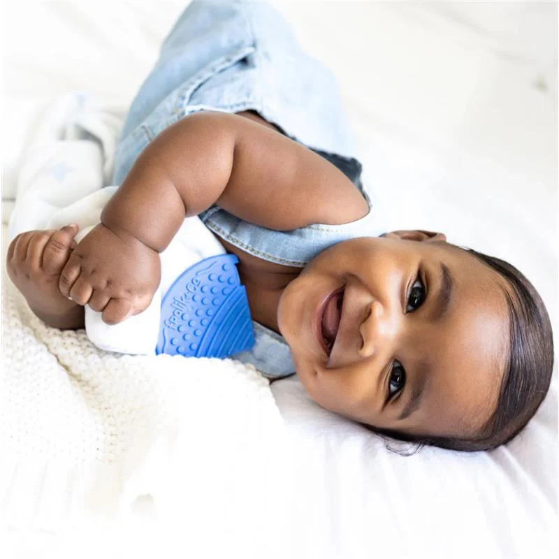 Toothi - Teether Clip, Denim Blue - Image 2