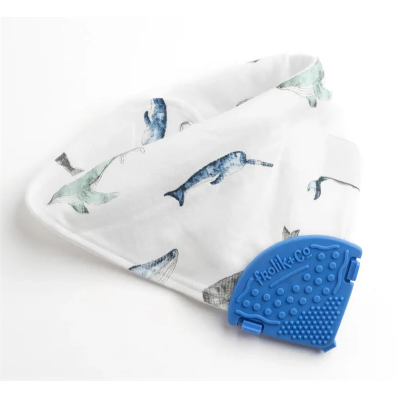 Toothi - Teether Clip, Denim Blue - Image 4