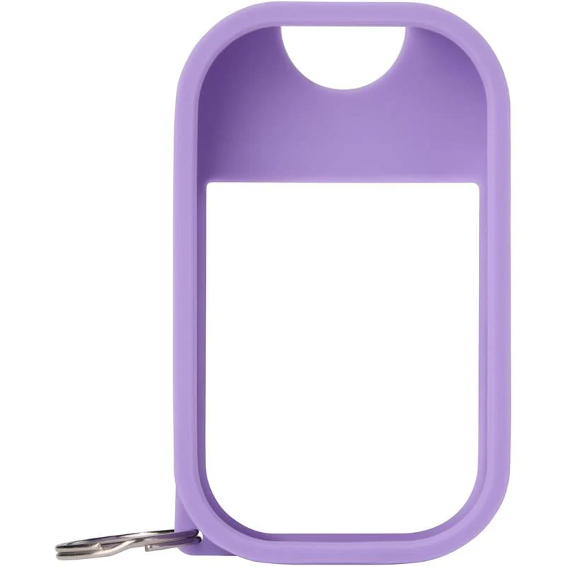 Touchland Hand Sanitizer Mist Case, Silicone Case with Keyring, Purple Haze