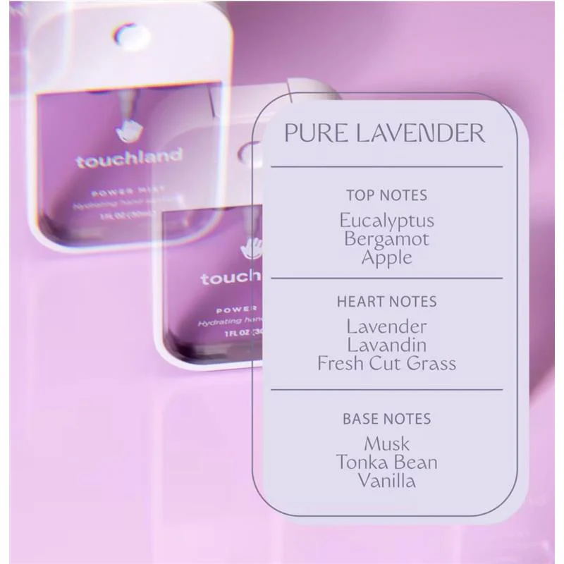 Touchland Pure Lavender Power Mist Hydrating Hand Sanitizer - Image 2