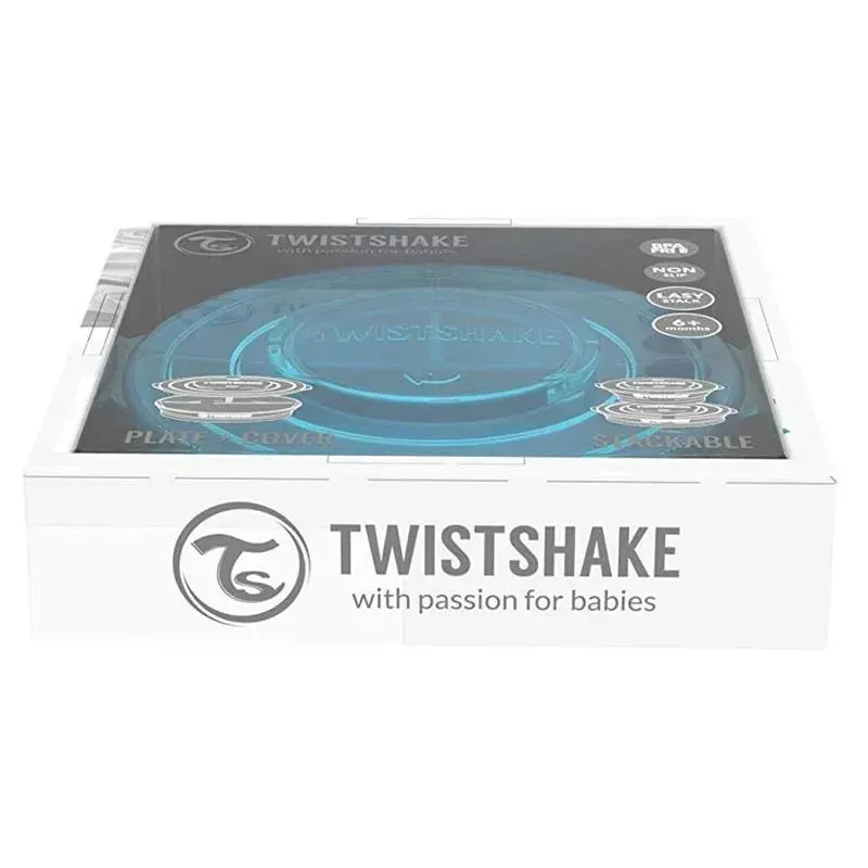 Twistshake - Plate 6+ M, Pastel Blue - Image 4