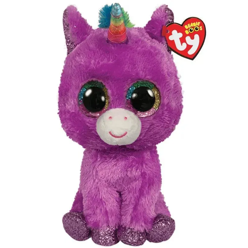 Ty - Plush, Rosette Purple Unicorn