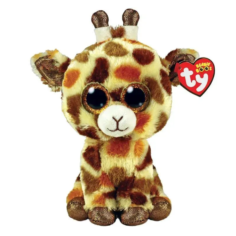Ty - Plush Tan Spotted Giraffe, Stilts