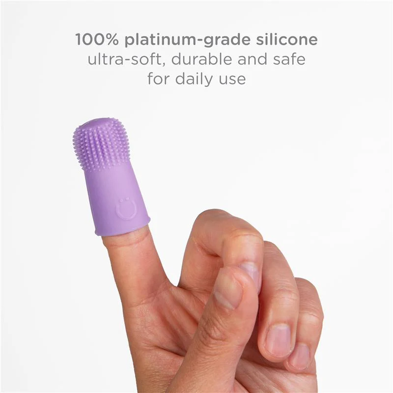Ubbi - Baby Silicone Finger Toothbrush with Storage Case - Image 3