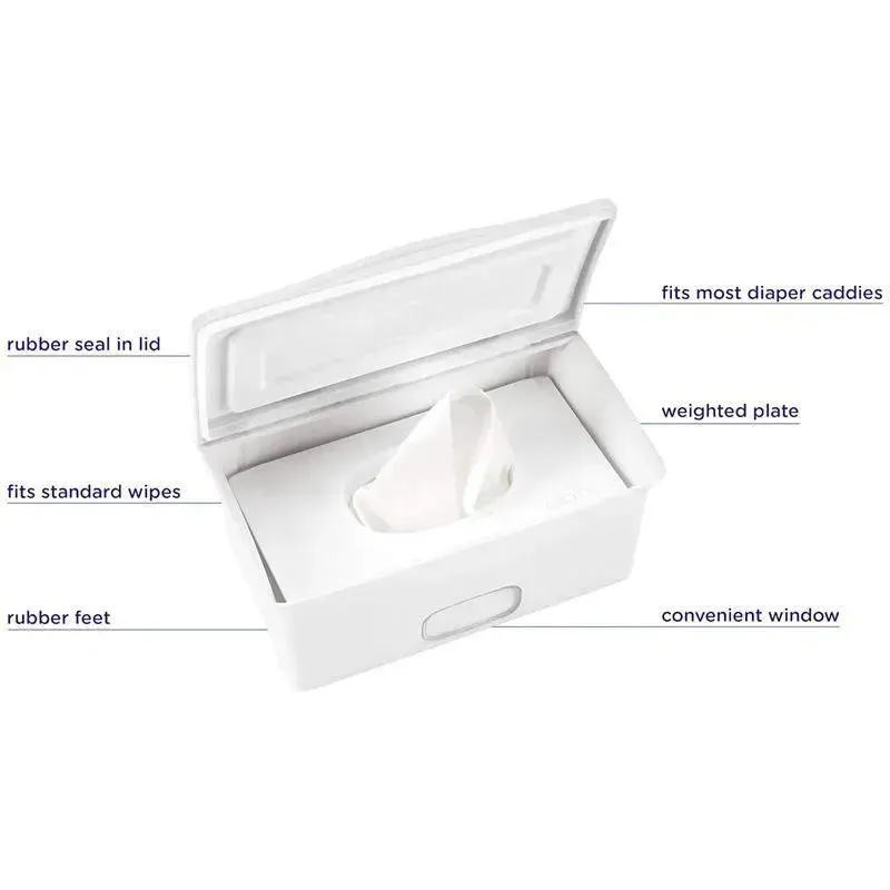 Ubbi - Baby Wipes Dispenser, White - Image 3