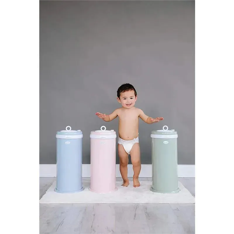 Ubbi - Steel Odor Locking Diaper Pail, Blush Pink - Image 6