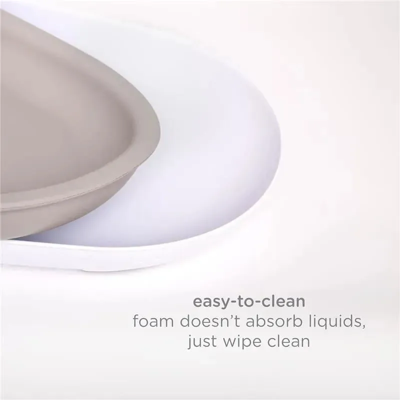 Ubbi - Foam Changing Pad, Lightweight, Waterproof, Taupe - Image 2