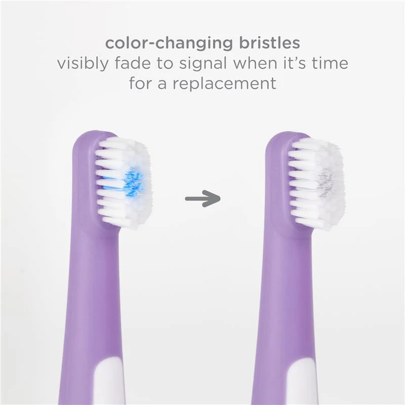 Ubbi - Grow with Me Toothbrush Training Set for Babies and Toddlers, Purple - Image 5