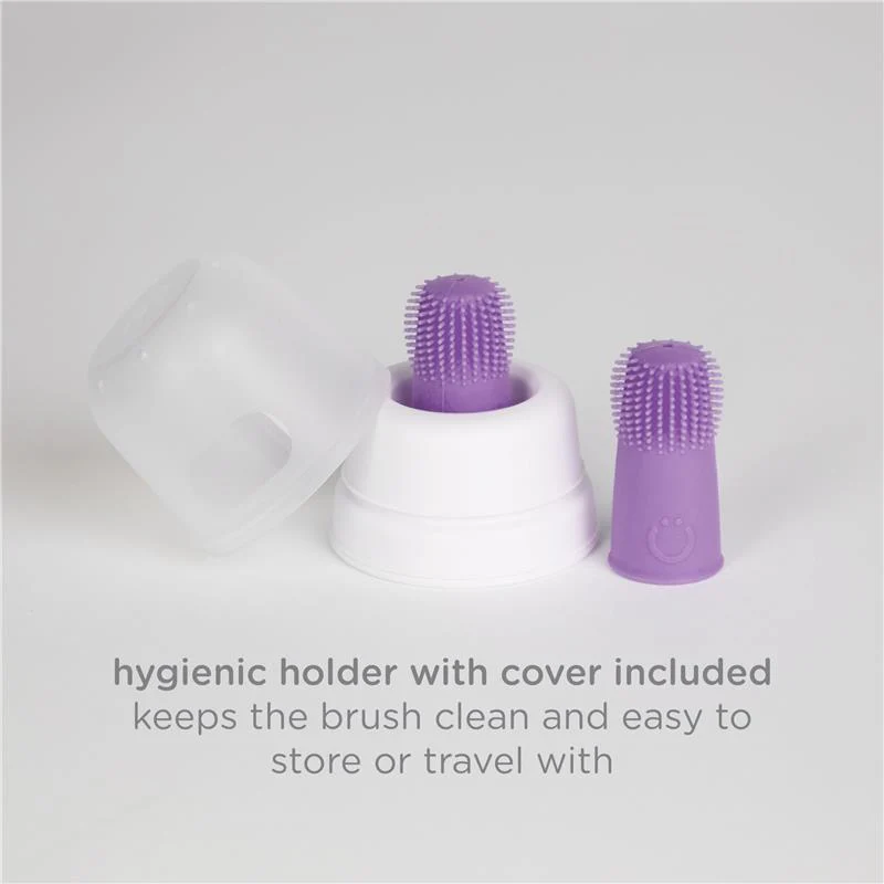 Ubbi - Grow with Me Toothbrush Training Set for Babies and Toddlers, Purple - Image 9