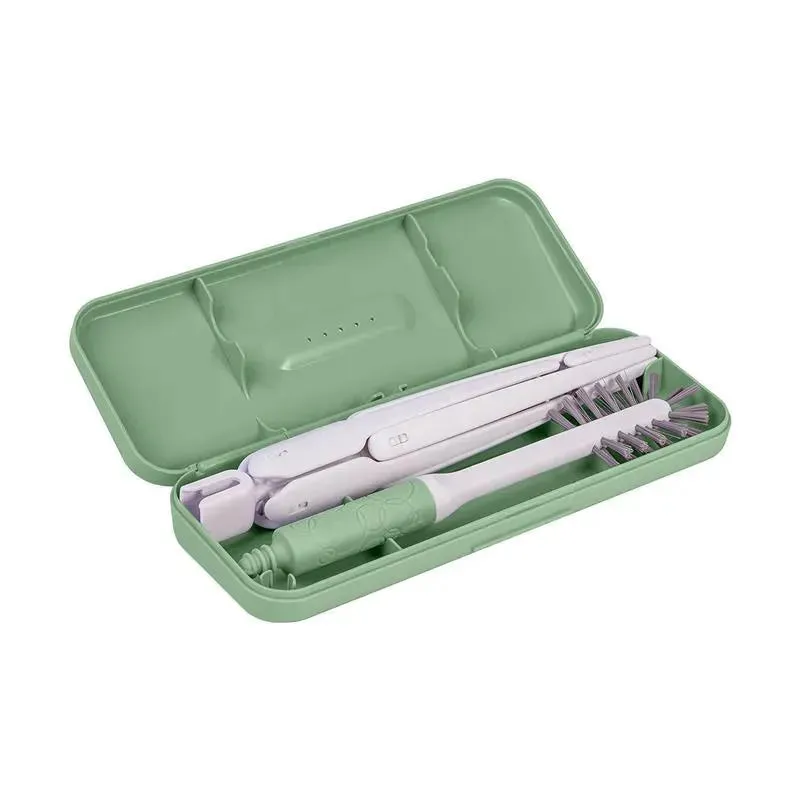 Ubbi - On-The-Go Drying Rack & Brush Set, Sage - Image 2