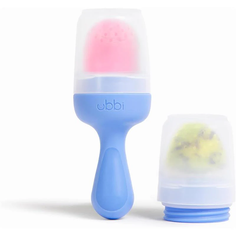 Ubbi - Smoothie Blue Baby Food Feeder Set