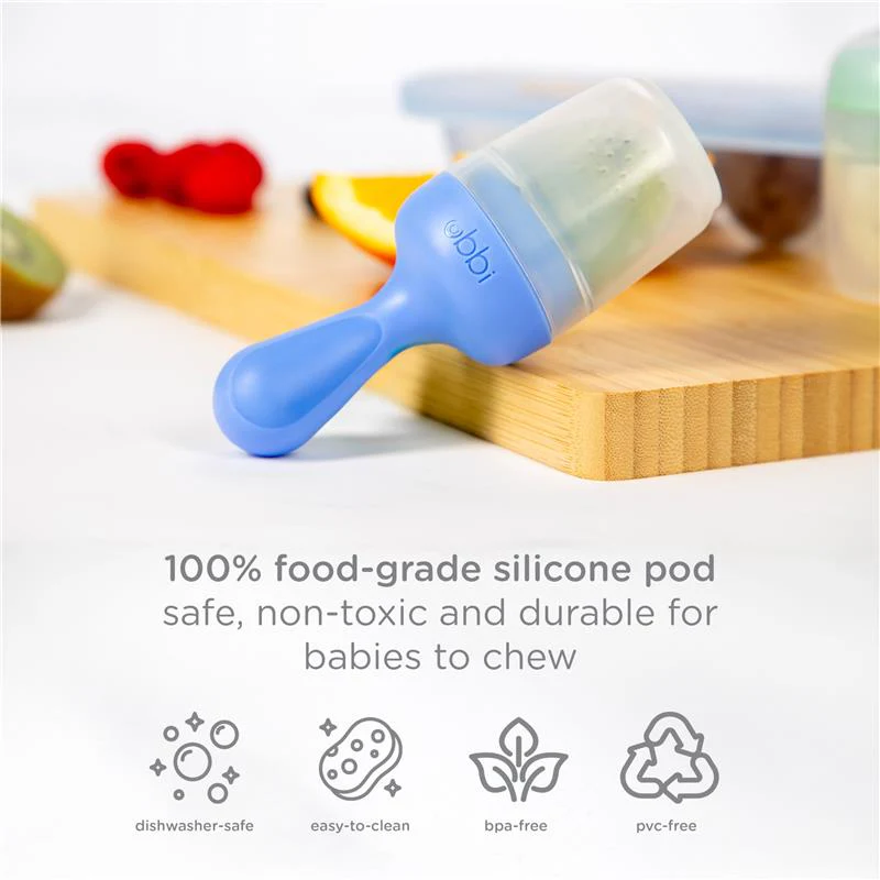Ubbi - Smoothie Blue Baby Food Feeder Set - Image 3