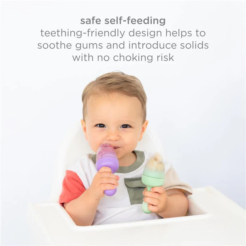 Ubbi - Smoothie Blue Baby Food Feeder Set - Image 4