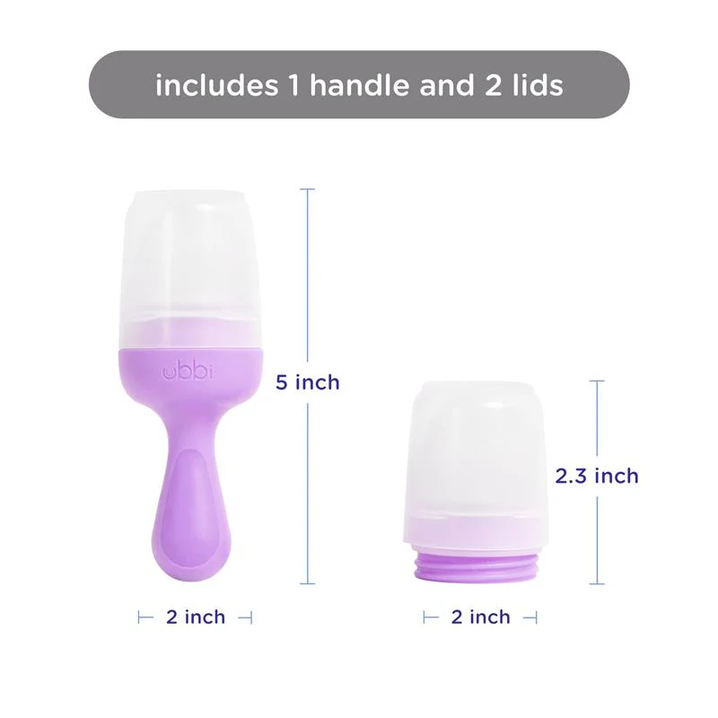 Ubbi - Smoothie Purple Baby Food Feeder Set - Image 2