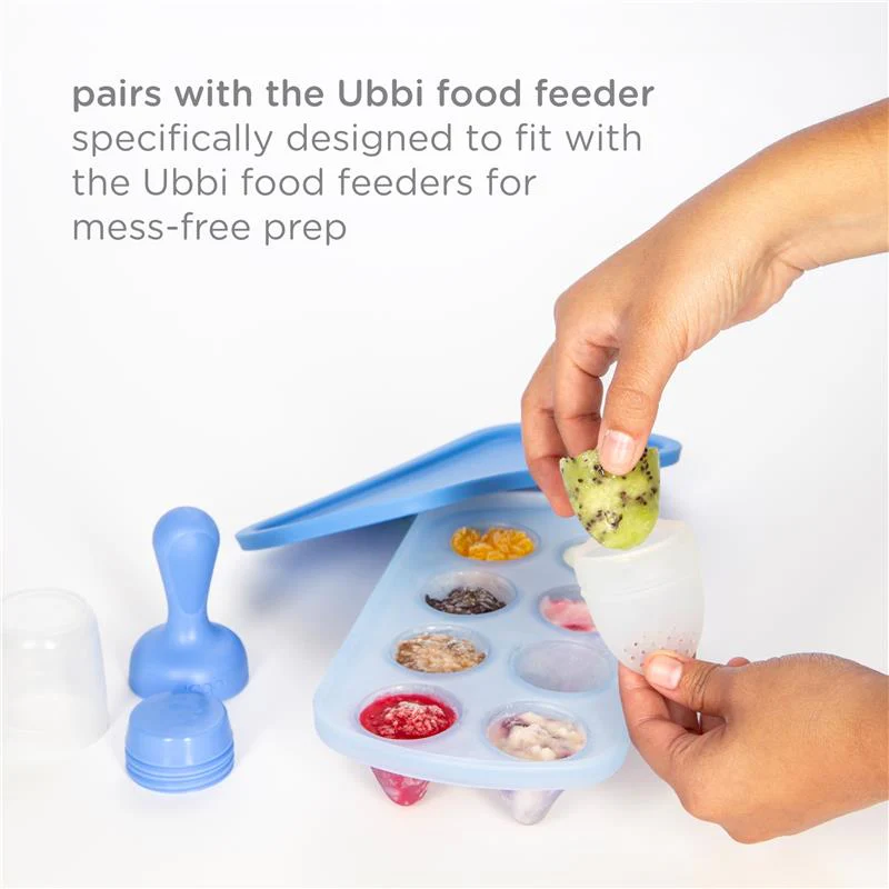 Ubbi - Smoothie Purple & Sugar Snap Green Feeder & Freezer Tray Set - Image 4