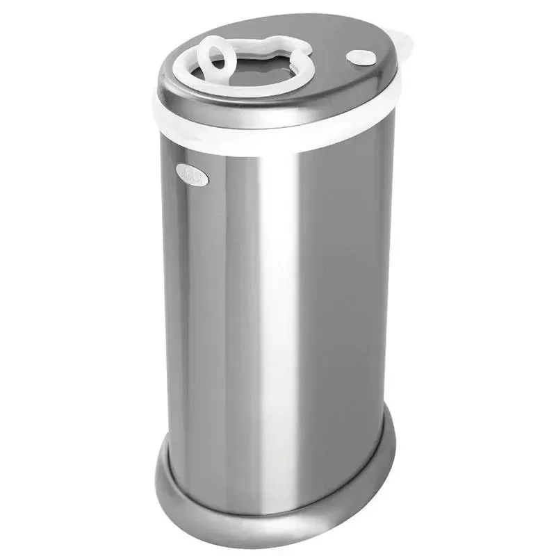 Ubbi - Steel Odor Locking Diaper Pail, Chrome