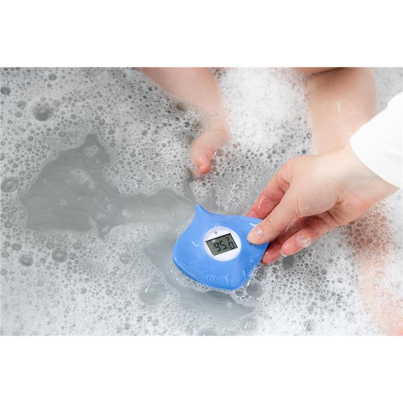 Ubbi - Stingray Baby Bath Thermometer for Newborns and Infants, Floating Silicone,Blue - Image 2