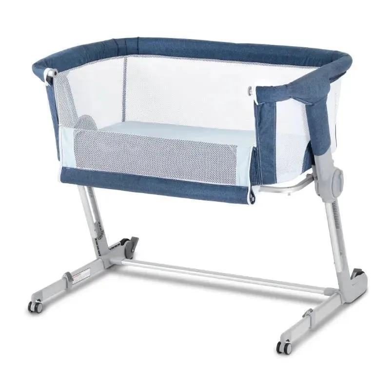 Unilove - Hug Me Plus 3-In-1 Bedside Sleeper, Airflow Denim Blue - Image 2