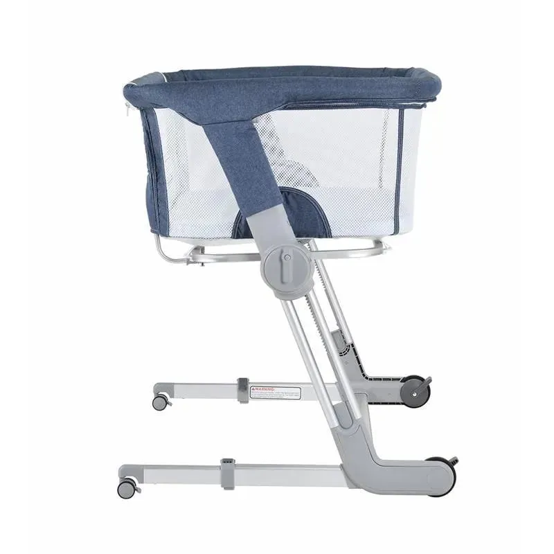 Unilove - Hug Me Plus 3-In-1 Bedside Sleeper, Airflow Denim Blue - Image 3