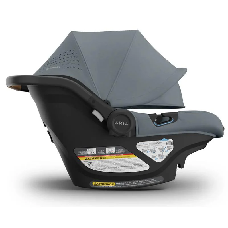 Uppababy - Aria V2 Lightweight Infant Car Seat, Callum/Dillan (Stone Blue) - Image 7