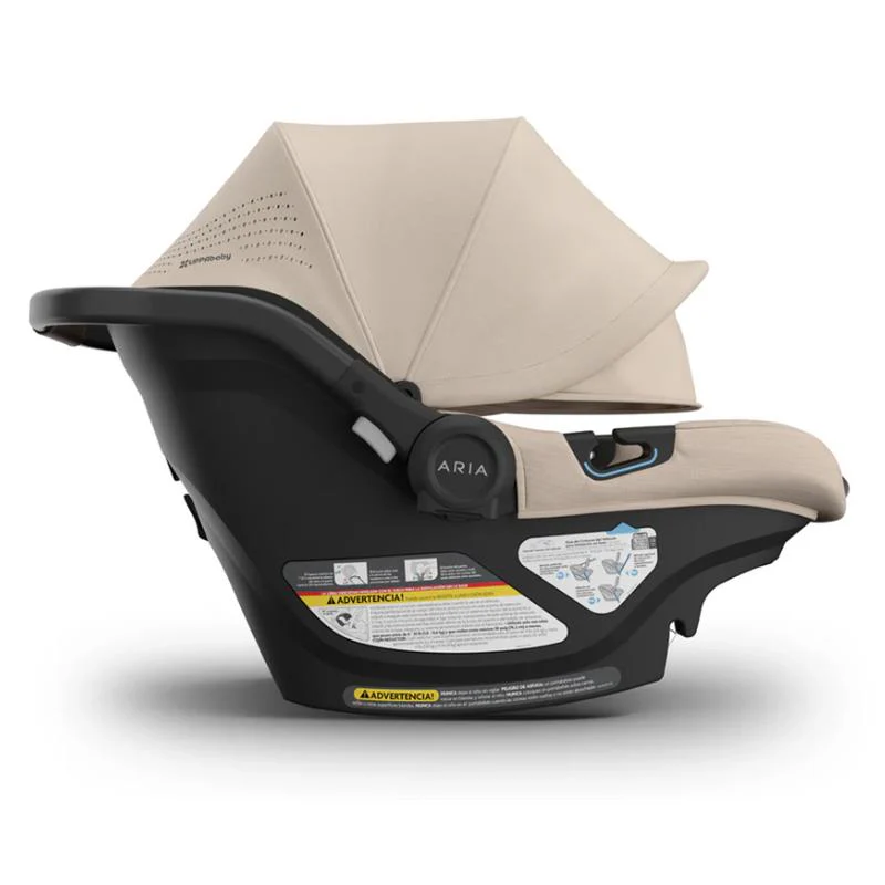 Uppababy - Aria V2 Lightweight Infant Car Seat, Declan (Oat Melange) - Image 6