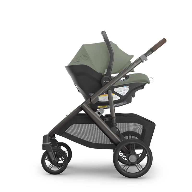 Uppababy - Aria V2 Lightweight Infant Car Seat, Evelyn (Meadow Green) - Image 2