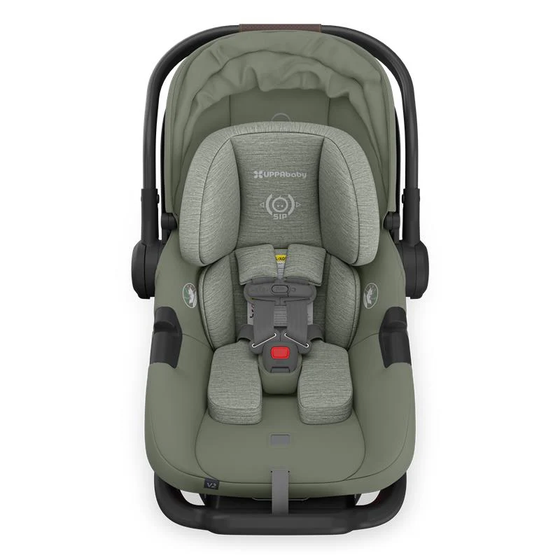 Uppababy - Aria V2 Lightweight Infant Car Seat, Evelyn (Meadow Green) - Image 6
