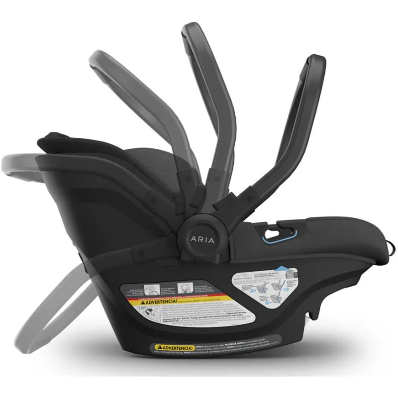 Uppababy - Aria V2 Lightweight Infant Car Seat, Jake (Charcoal) - Image 7