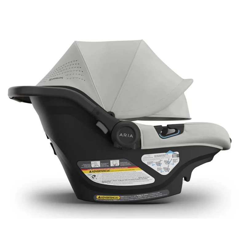 Uppababy - Aria V2 Lightweight Infant Car Seat, Savannah (Pearl Gray Melange) - Image 6