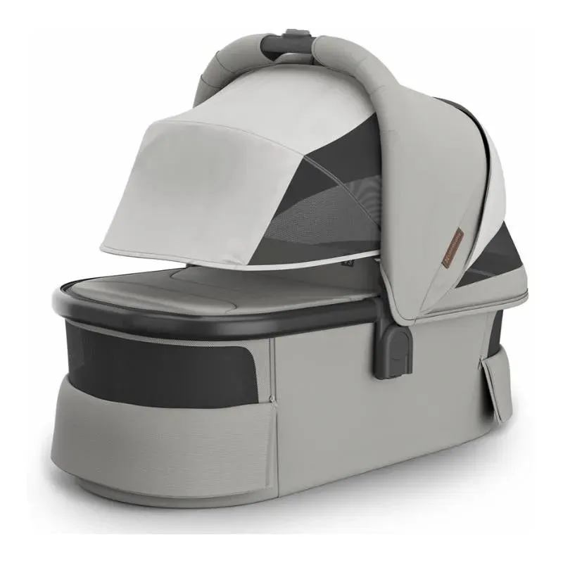 Uppababy - Bassinet V3, Savannah (Pearl Gray Jacquard/Carbon Frame) - Image 2