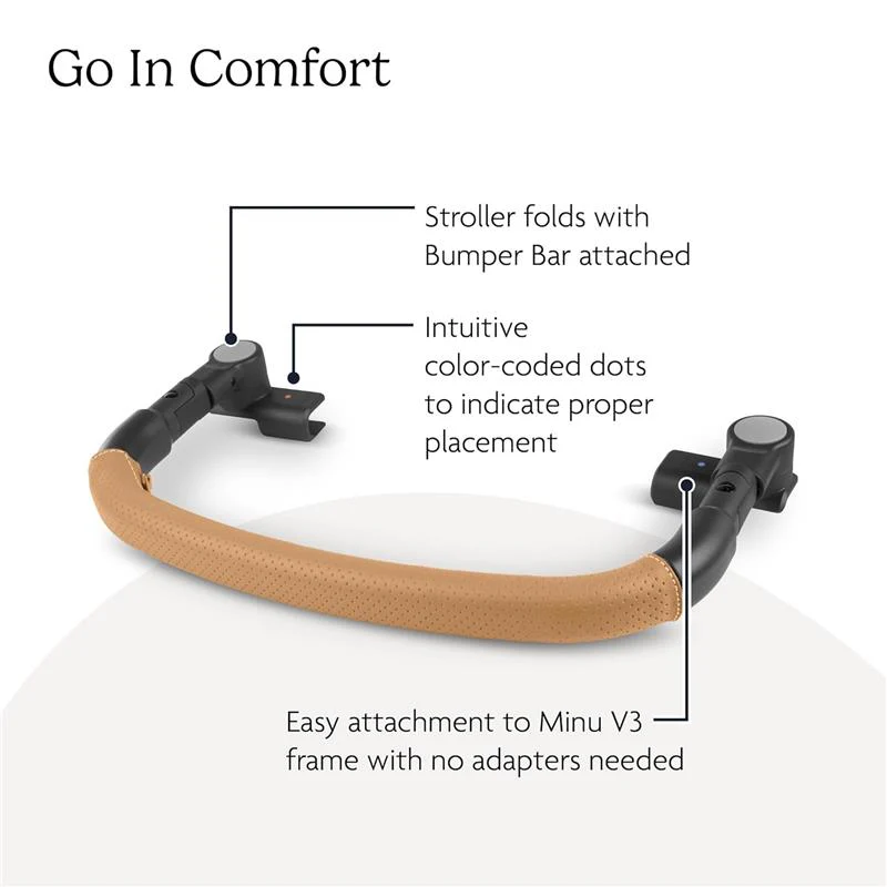 Uppababy - Bumper Bar For Minu V3, Sand - Image 3