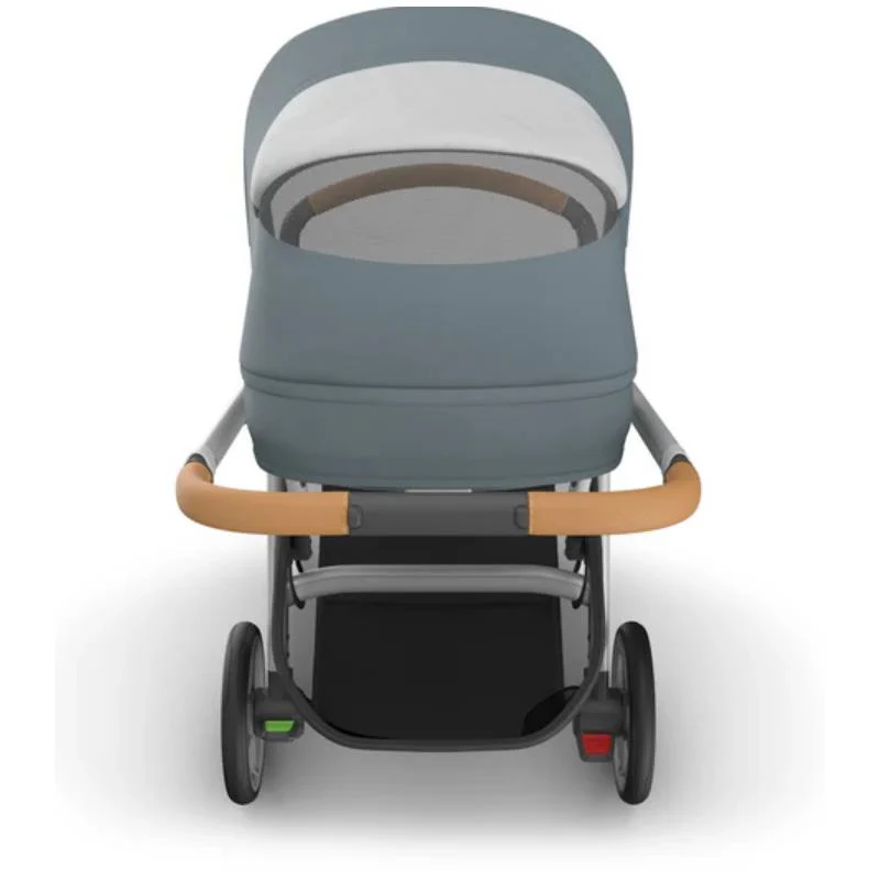 Uppababy - Cruz V3 Stroller Callum (Stone Blue/Silver Frame/Sand Leather) - Image 12