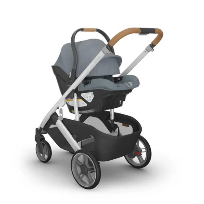 Uppababy - Cruz V3 Stroller Callum (Stone Blue/Silver Frame/Sand Leather) - Image 2