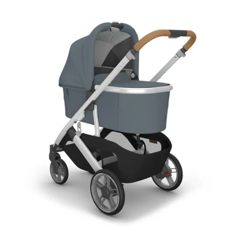 Uppababy - Cruz V3 Stroller Callum (Stone Blue/Silver Frame/Sand Leather) - Image 3