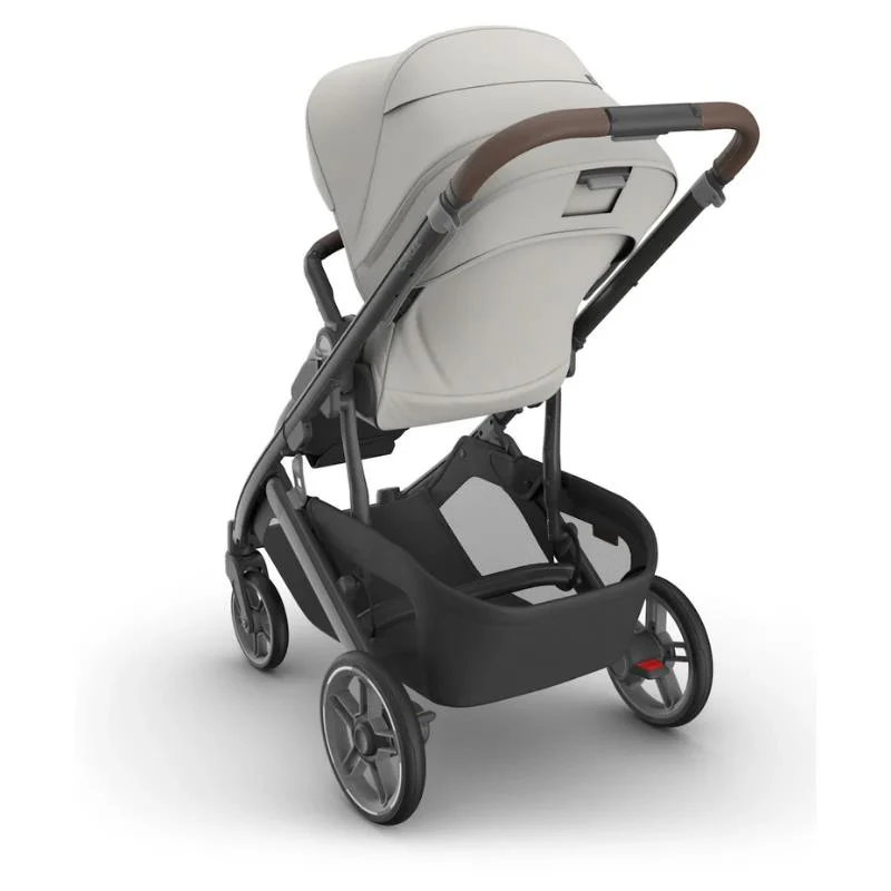 Uppababy - Cruz V3 Stroller Savannah (Pearl Gray Jacquard/Carbon Frame/Chestnut Leather) - Image 8