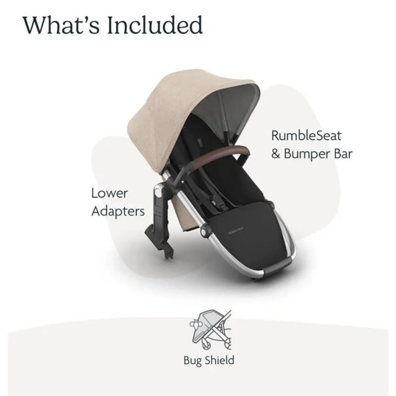 Uppababy - Declan Vista V3 Stroller | Declan Rumbleseat | Upper Adapters - Image 8