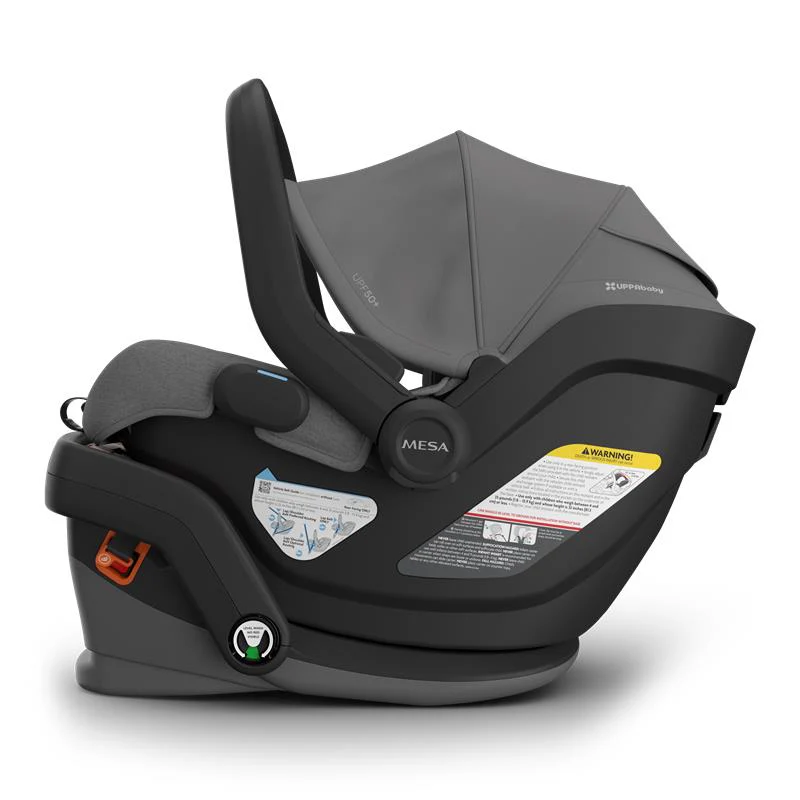 Uppababy - Mesa V3 Infant Car Seat, Greyson (Charcoal Mélange) - Image 3